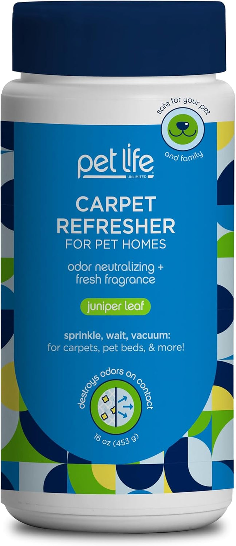 Carpet Refresher & Deodorizer Powder - Pet Safe, Plant Based Juniper Leaf Scent, Made in USA - 16Oz (Pack of 1)