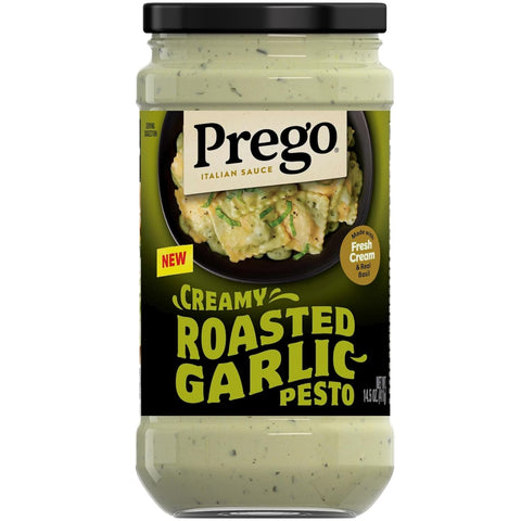 Creamy Roasted Garlic Pesto Pasta Sauce, 14.5 Oz Jar