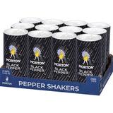 Morton Pepper Shakers 1.4 Oz., 12 Pk.