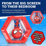 4D Marvel - Spiderman & Black Panther (2 Pack) - Unique Connectable & Collectable Action Figure Toy, Wall/Shelf Display, Easter Basket Stuffers, Marvel Toy Figures, Marvel Toys & Kids Gifts