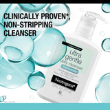 Fragrance Free Ultra Gentle Foaming Daily Cleanser, Hydrating Face Wash for Sensitive Skin, Removes Makeup & Gently Cleanses without over Drying, Hypoallergenic, 5.8 Fl. Oz