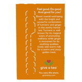 Give a Tea Organic Turmeric Ginger Tea, Caffeine-Free, USDA Certified Organic, Non-Gmo, 24 Tea Bags, 1.7 Ounce (Pack of 6)