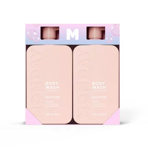 MONDAY Haircare MOISTURE Body Wash Bundle, 34 Fl. Oz., 2 Pk.