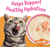 Purina  Grain Free Lickable Cat Food Toppers Lil’ Soups with Sockeye Salmon in Chicken Broth - (Pack of 8) 1.2 Oz. Cups