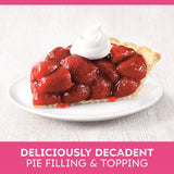 Wilderness Premium Pie Filling & Topping, Strawberry, 21 Oz