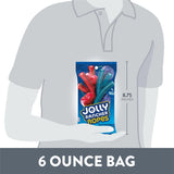 Ropes Blue Raspberry and Cherry Flavored Candy Bag, 6 Oz