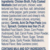 Gluten Free Italian-Style Wedding with Meatballs Canned Soup, 14 Oz.