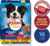 Savory Bacon & Steak Flavor Dry Dog Food, 16 Lb. Bag