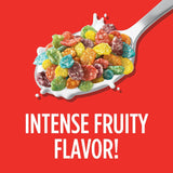 Post  Cereal, Fruity Kids Cereal, Gluten Free Rice Cereal for Kids, 19.5 OZ Family Size Cereal Box