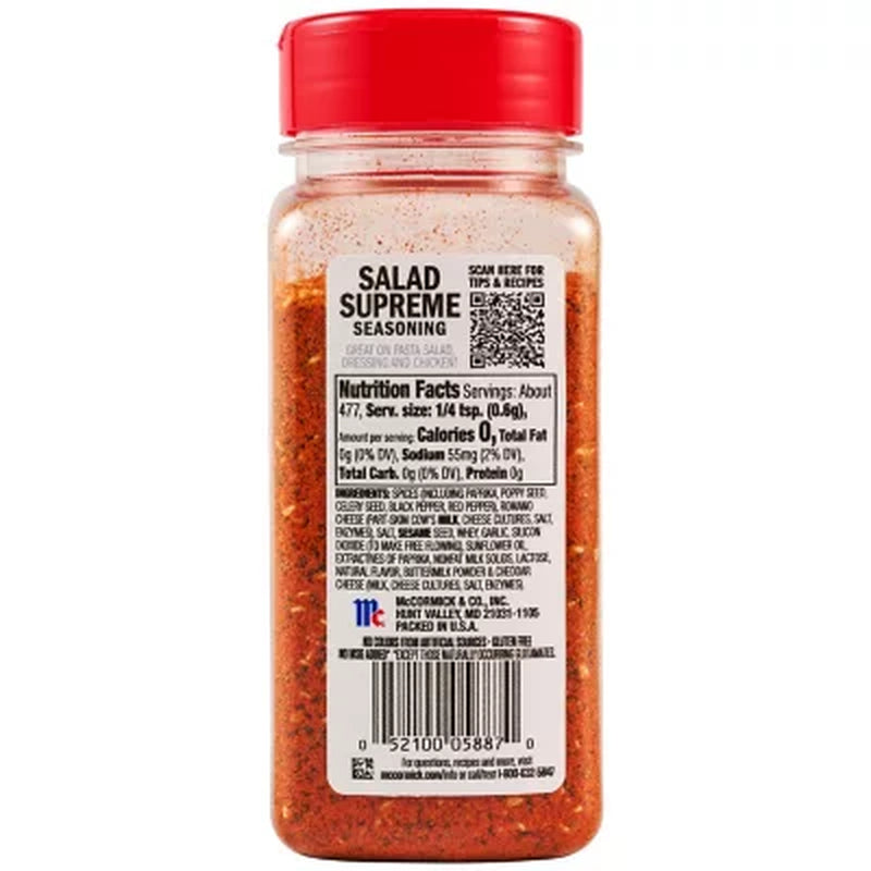 Mccormick Perfect Pinch Salad Supreme Seasoning, 10.12 Oz.