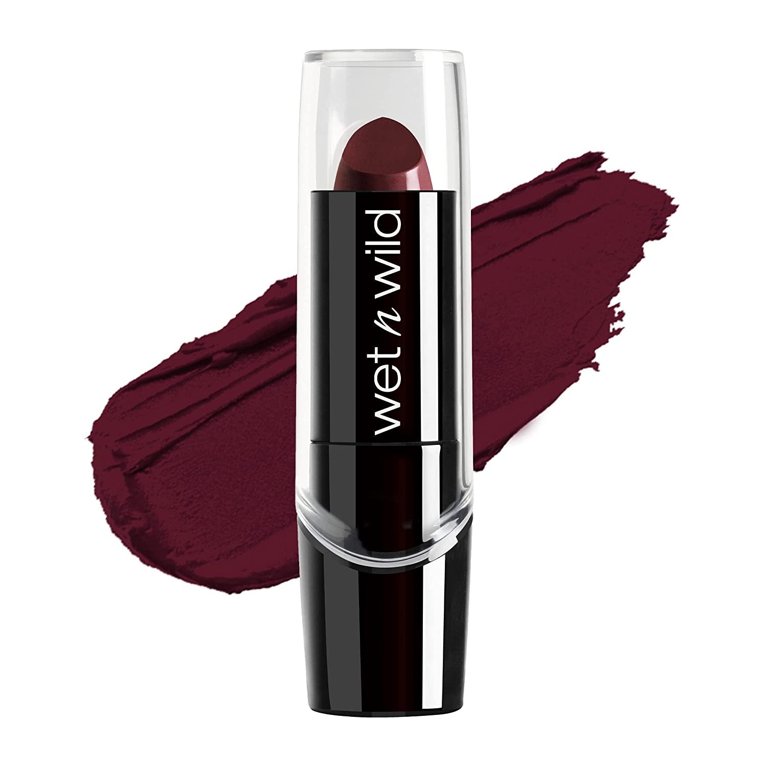 Silk Finish Lipstick, Hydrating Rich Buildable Lip Color, Formulated with Vitamins A,E, & Macadamia for Ultimate Hydration, Cruelty-Free & Vegan - Black Orchid