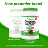 Orgain Organic 21G Plant-Based Protein Powder, Creamy Chocolate Fudge 2.74 Lbs.