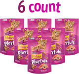 Purina  Playfuls with Salmon and Shrimp Flavor Cat Treats - (Pack of 6) 6 Oz. Pouches
