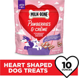 Pawberries & Crème Strawberry Flavored Dog Biscuits, 10 Oz. Bag