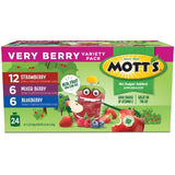 Mott'S Very Berry Applesauce Variety Pack, 3.2 Oz., 24 Pk.