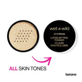 Loose Setting Powder Photo Focus Loose Finishing Powder Off-White Translucent