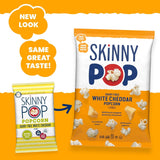 Popcorn, White Cheddar, Whole Grain, Dairy-Free Snack, 4.4Oz Bag