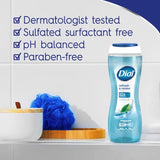 Dial Refresh & Renew Body Wash, Spring Water, 16 Fl. Oz., 4 Pk.