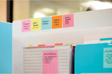 Super Sticky Notes, 3X3 In, 3 Pads, 2X the Sticking Power, Supernova Neons, Bright Colors, Recyclable (3321-SSMIA)