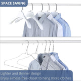 '- Wire Hangers, 10 Pack, Metal Hangers, Wire Hangers for Clothes, Wire Coat Hangers, Metal Clothes Hanger, Silver Hangers, Shirt Hangers, Slim Hangers, Thin Hangers, Standard Hangers