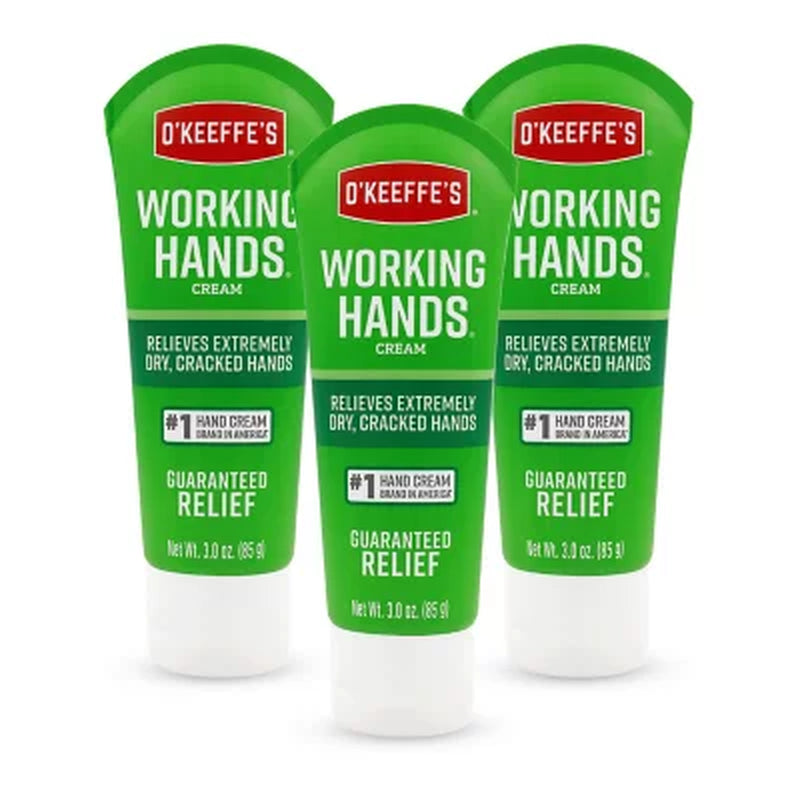 O'Keeffe'S Working Hands Hand Cream, 3 Oz., 3 Pk.
