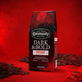 Dark & Bold Intense Blend, Dark Roast Ground Coffee, 12 Ounce Bag (Pack of 1)