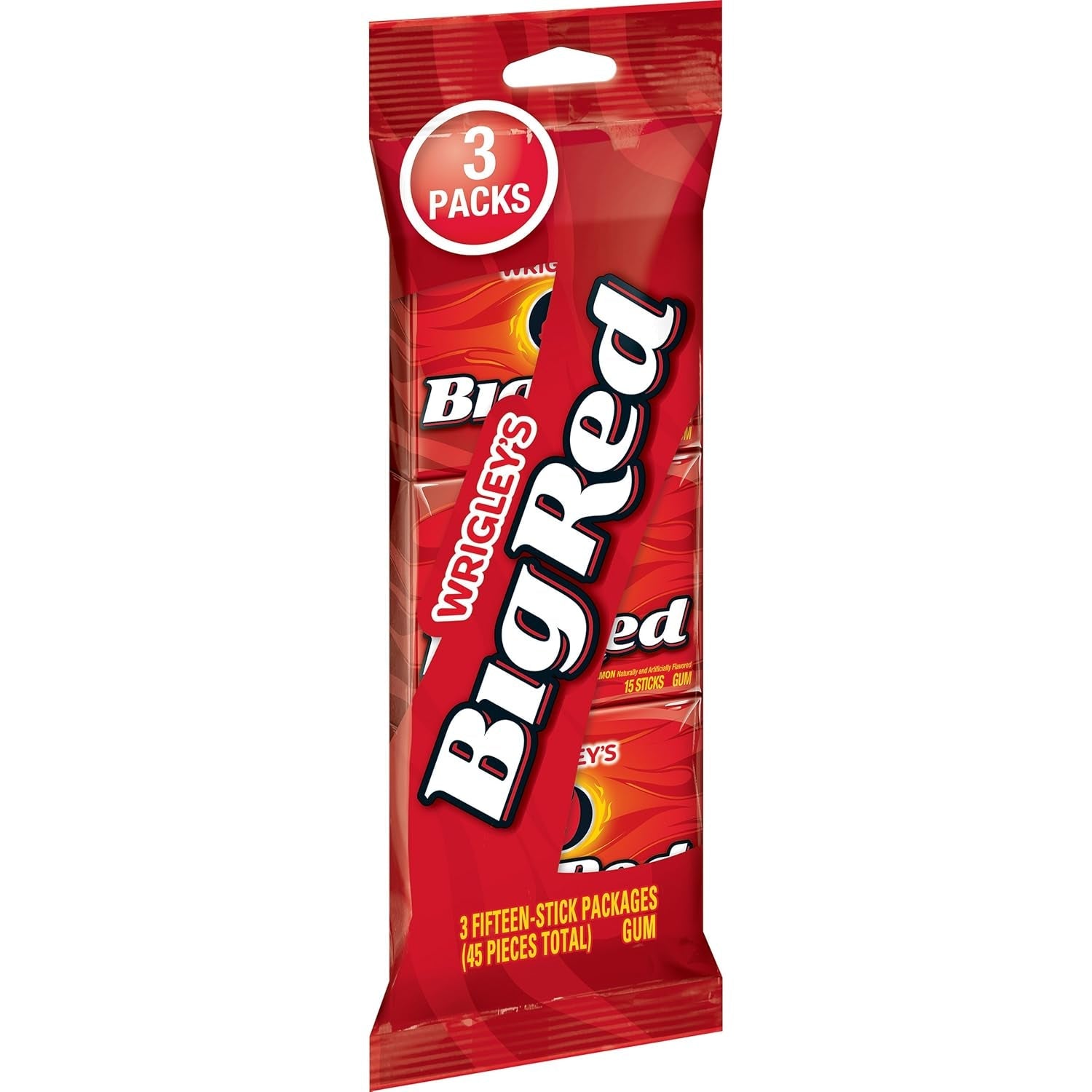 Wrigley'S Cinnamon Gum, 3 Fifteen-Stick Packs (45 Pieces Total)