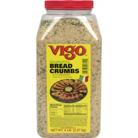 Vigo Italian Style Bread Crumbs, 5 Lbs.