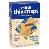 Thin Crisps Original Whole Grain Wheat Crackers, Vegan Snacks, Snack Crackers, 7.1 Oz