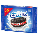 Mega Stuf Chocolate Sandwich Cookies, Party Size, 1 Lb 9.35 Oz