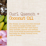 Curl Quench + Coconut Oil Curl-Defining Anti-Frizz Conditioner to Hydrate and Detangle Tight Curly Hair, Softening Conditioner, Vegan, Silicone & Paraben-Free, 13 Fl Oz (Pack of 2)