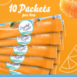 Citrus Naturally Flavored Powdered Drink Mix with Caffeine, 10 Ct On-The-Go-Packets