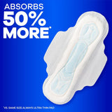 Maxi Feminine Pads with Wings for Women, Size 2, Long Super Absorbency, Unscented 42 Count (Packaging May Vary)