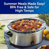 Kitchens Slow Cooker Liners, Regular (Fits 3-8 Quarts), 6 Count (Pack of 2), 12 Total