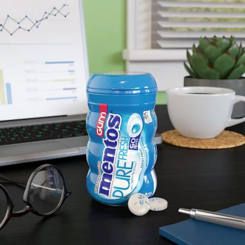 Mentos Pure Fresh Mint, Sugar-Free Chewing Gum, 50 Pcs., 4 Pk.