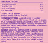 Pawberries & Crème Strawberry Flavored Dog Biscuits, 10 Oz. Bag
