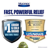 Mucinex 12-Hour Chest Congestant & Mucus Relief Tablets, 600 Mg Guaifenesin 120 Ct.