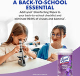 Disinfectant Wipes, Multi-Surface Antibacterial Wipes for Disinfecting, Cleaning Supplies for Home, Bathroom, Kitchen, & Electronics, Lavender & Cotton Blossom Scent, 80 Count