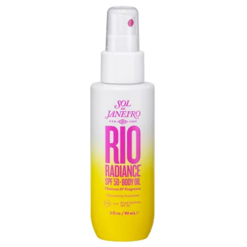 Sol De Janeiro Rio Radiance, SPF 50, Body Oil, 3 Oz.