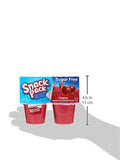 Sugar Free Cherry Flavored Juicy Gels, 4 Count Snack Cups