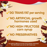 Chocolate and Vanilla Flavored Pudding Cups Family Pack, 12 Count Pudding Cups (1 Pack)