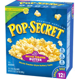 Microwave Popcorn, Movie Theater Butter Flavor, 1.75 Oz Snack Bags, (Pack of 12)