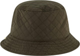 Women's Bucket Hat, Quilted Nylon Packable Travel, Wide Brim Summer Hat