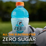 Thirst Quencher Zero Sugar Sports Drink, Orange, 12Oz Bottles, 12 Pack, Electrolytes for Rehydration
