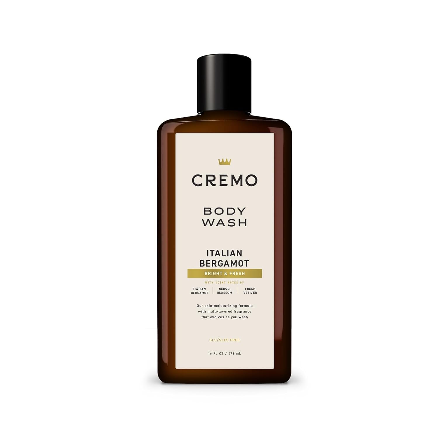 Body Wash Men, Notes of Italian Bergamot, Neroli Blossom, and Fresh Vetiver, Rich-Lathering Italian Bergamot, 16 Fl Oz