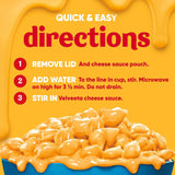Shells & Cheese Microwaveable Shell Pasta with 2% Milk Cheese, 4 Ct Pack, 2.19 Oz Cups