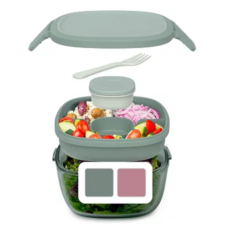 Bentgo All-In-One Tinted Glass Salad Container
