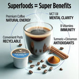Vitacup Medium-Dark Roast Single Serve Coffee Pods, Genius Blend 60 Ct.