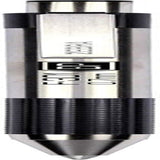 F-301 Retractable Ballpoint Pen, Stainless Steel Barrel, Fine Point, Black Ink, 4-Pack (27114)