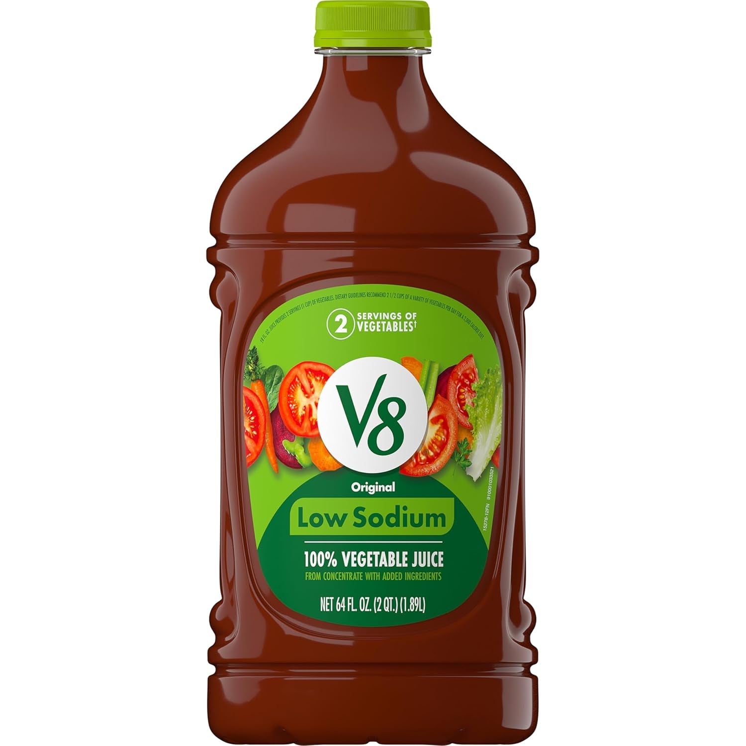 Low Sodium Original 100% Vegetable Juice, 64 Fl Oz Bottle